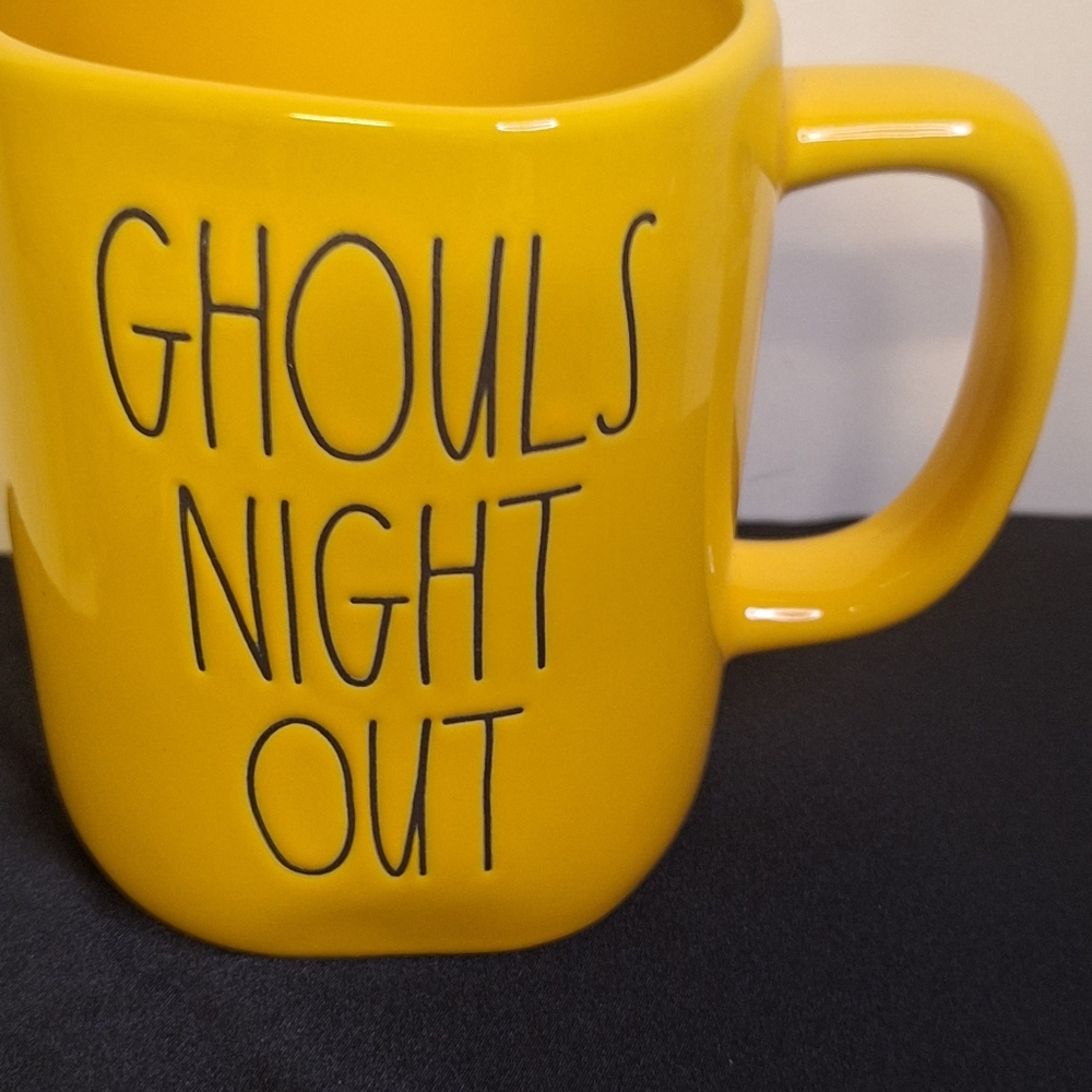 Rae Dunn Yellow Ceramic Mugs Artisian Collection